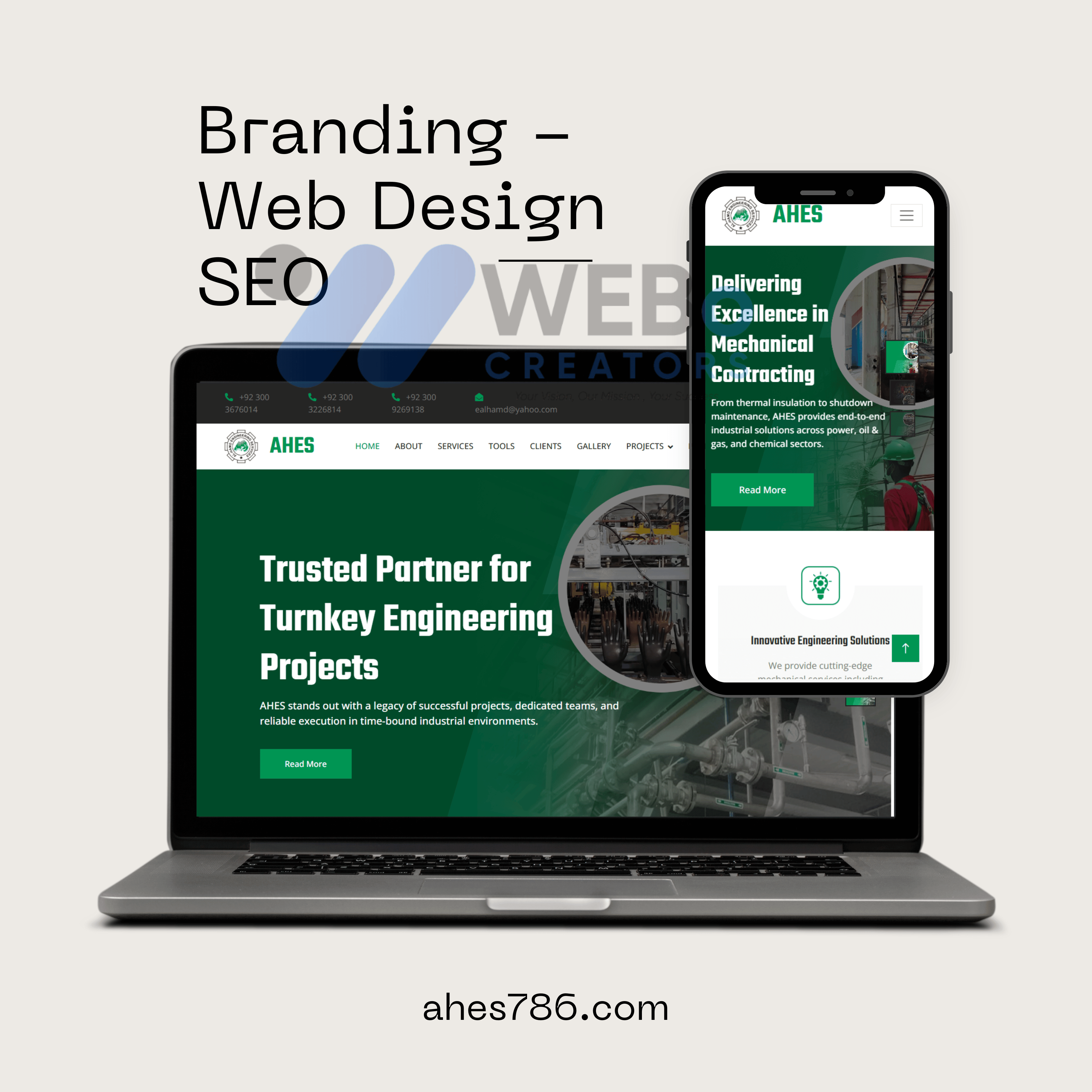 Custom CMS Development for Ahes786 digital platform
